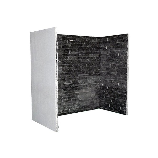 M.A.C. Metalcraft Black Quartz - 3 Piece Inglenook Chamber