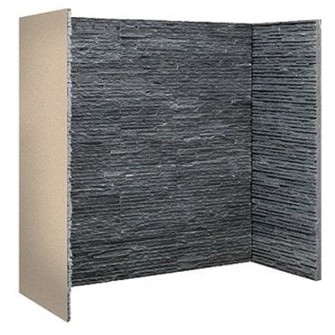 Charcoal Grey Waterfall Slate-3 Piece Inglenook Chamber