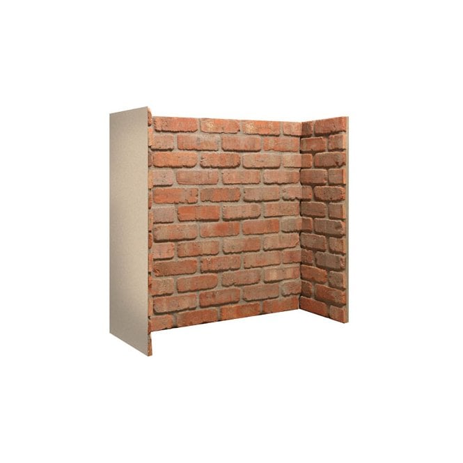 M.A.C. Metalcraft Cobbled Red Brick Chamber - 3 Piece Herringbone