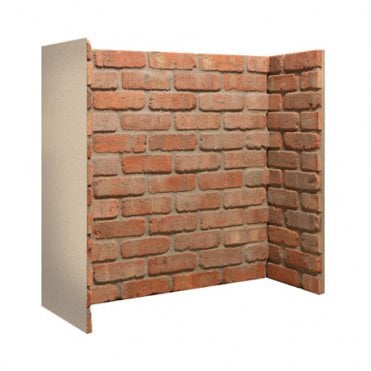Cobbled Red Brick Chamber - 3 Piece Herringbone