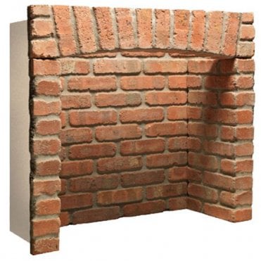 Cobbled Red Brick Chamber With Front Returns and Arch