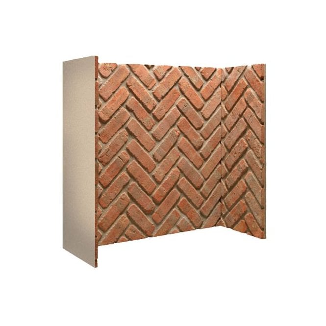 M.A.C. Metalcraft Cobbled Red Brick Herringbone Chamber