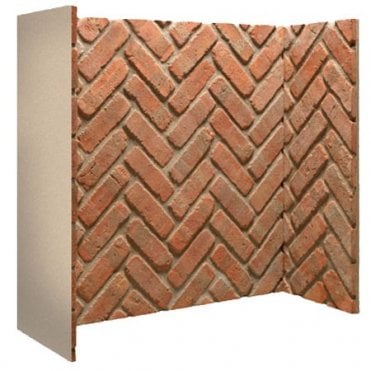 Cobbled Red Brick Herringbone Chamber