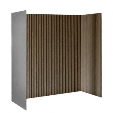 Nut Black Acoustic Effect Inglenook Chamber
