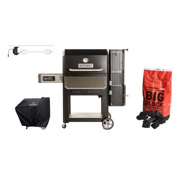 Masterbuilt Gravity Series 1050 Digital Charcoal BBQ & Smoker Rotisserie Pack