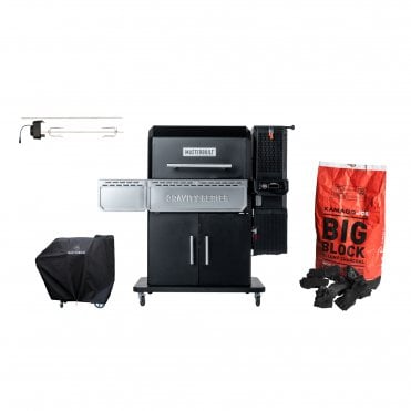 Masterbuilt Gravity Series 1150 Digital Charcoal BBQ & Smoker Rotisserie Pack