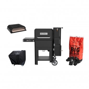 Masterbuilt Gravity Series 600 Digital Charcoal BBQ & Smoker Pizza Pack