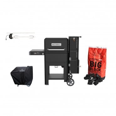 Masterbuilt Gravity Series 600 Digital Charcoal BBQ & Smoker Rotisserie Pack