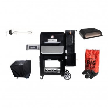Masterbuilt Gravity Series 800 Digital Charcoal BBQ & Smoker Pitmaster Pack