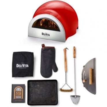 DeliVita Chilli Red Pizza Oven Chefs Collection