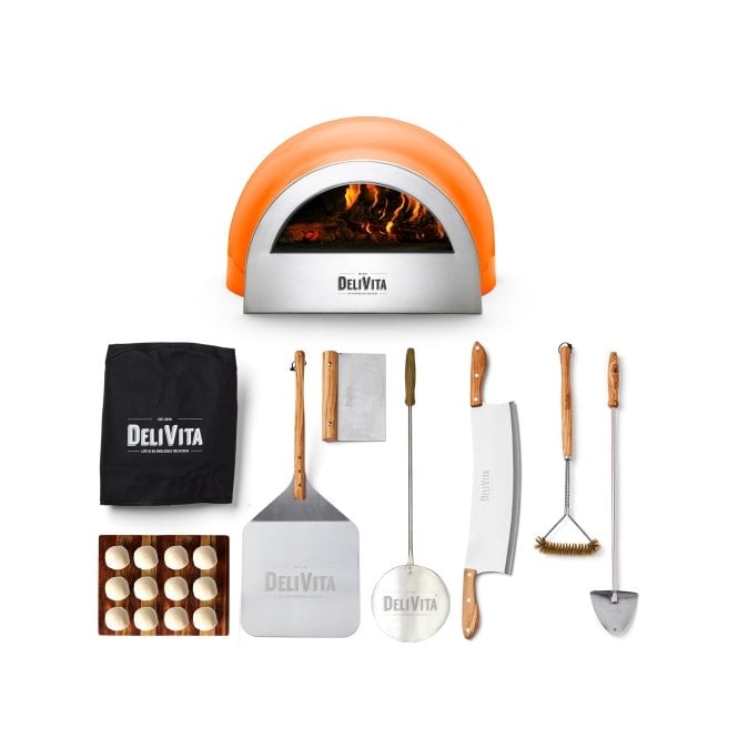 MI Fires DeliVita Orange Blaze Pizza Oven Pizzaiola Collection