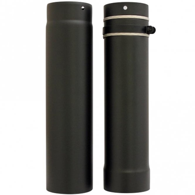 MI Fires VIT-Smooth - 500mm 2 Part Adjustable Pipe - Ø 125mm