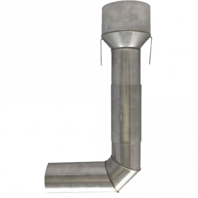 MI Fires Ø 200 - 90° Internal Clay Adaptor Kit - Ø 150