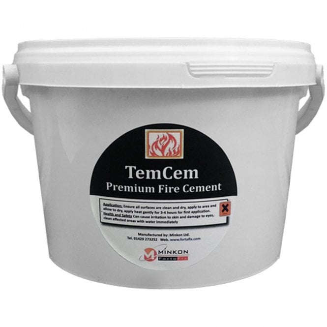 Mi Flues Black Fire Cement - 2 Kg Tub
