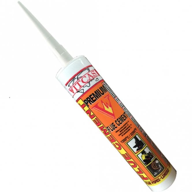 Mi Flues Black G2000 Fire Cement - 310ml Cartridge