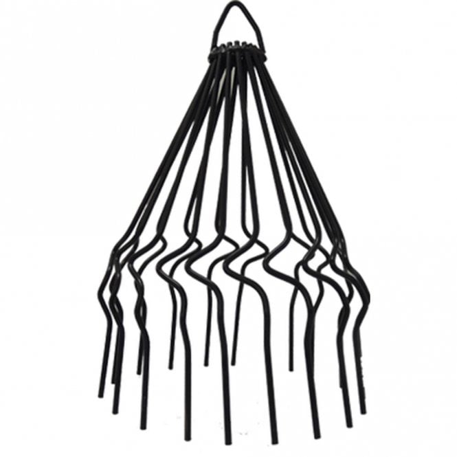 Mi Flues Cone Top Bird Guard, Black - Ø 125-250mm