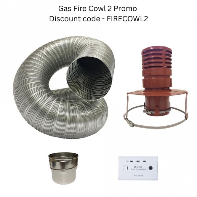 Mi Flues Gas Fire Cowl 2 Bundle