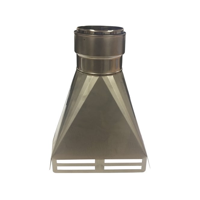 Mi Flues Gather Hood (300 x 300) - 125mm