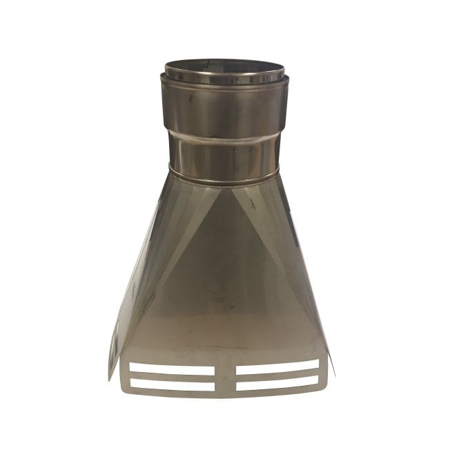 Mi Flues Gather Hood Small (300 x 200) - 125mm