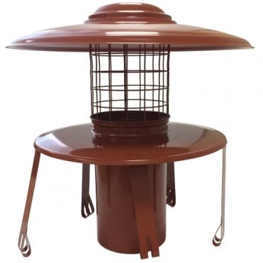 MI Flex Pot Hanging Cowl (Terracotta) 400 Lid - 150mm
