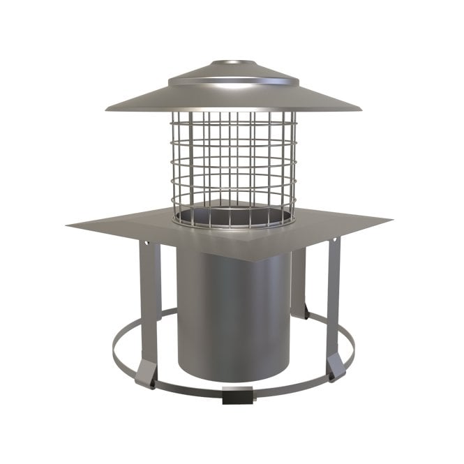 Mi Flues MI Flex Square Pot Hanging Cowl (Natural)