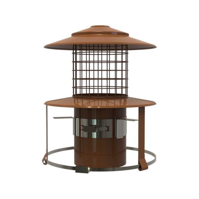 Mi Flues MI Flex Support Pot Hanging Cowl (Terracotta)