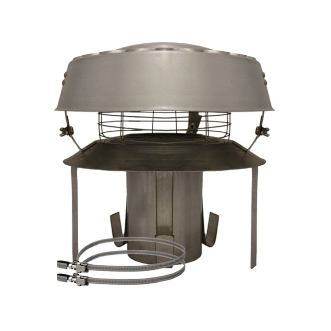 Mi Flues Pot Hanger with AD Cowl - 150mm