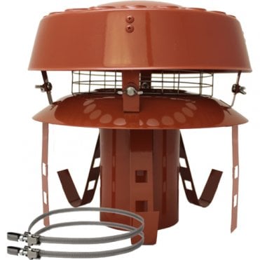 Pot Hanger with AD Cowl (Terracotta) - 150mm