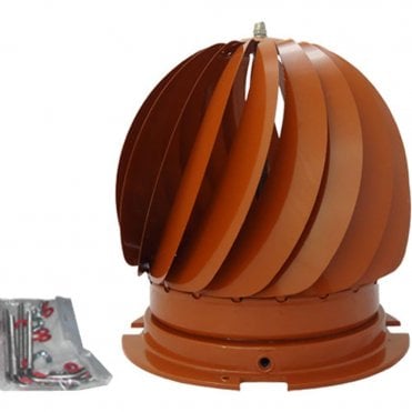 Rota-Top 200 (Stainless Steel Base, Terracotta Top), bolt fix