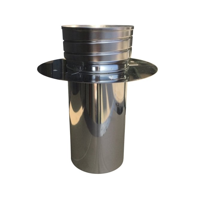 Mi Flues Screw Fix Register Plate Adapter - 125mm