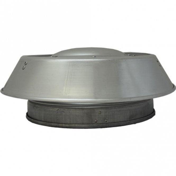 Mi Flues Senior Cowl, strap fix, Aluminium - Ø 150-250mm