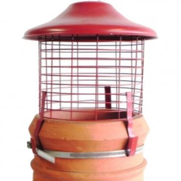 TopGuard Stainless Steel Birdguard in Terracotta
