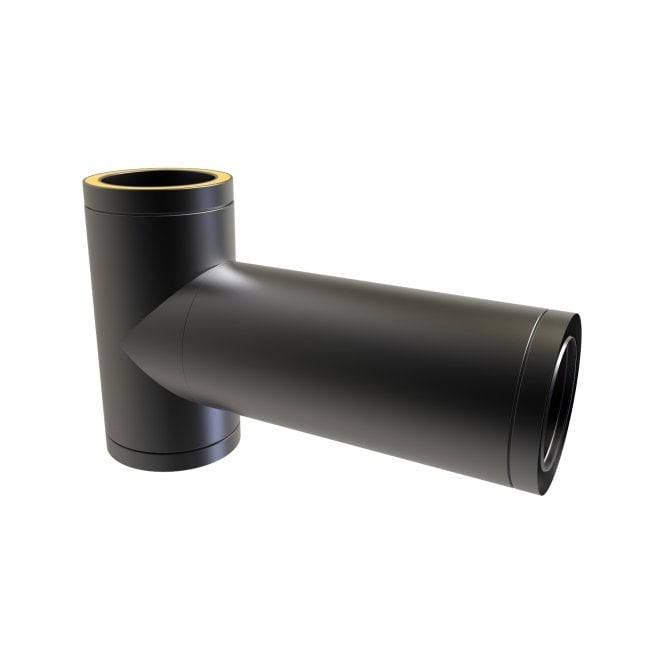 Mi Flues TW Pro 125mm - 90 Degree Long Tee