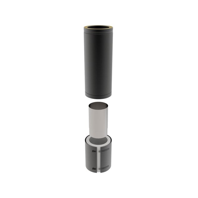 Mi Flues TW Pro 125mm - Adjustable Connecting Pipe 500mm