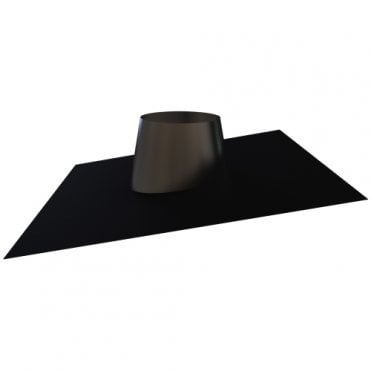 TW Pro 125mm - Lead Free Flashing 0-20 Degree Black Cone Black Base