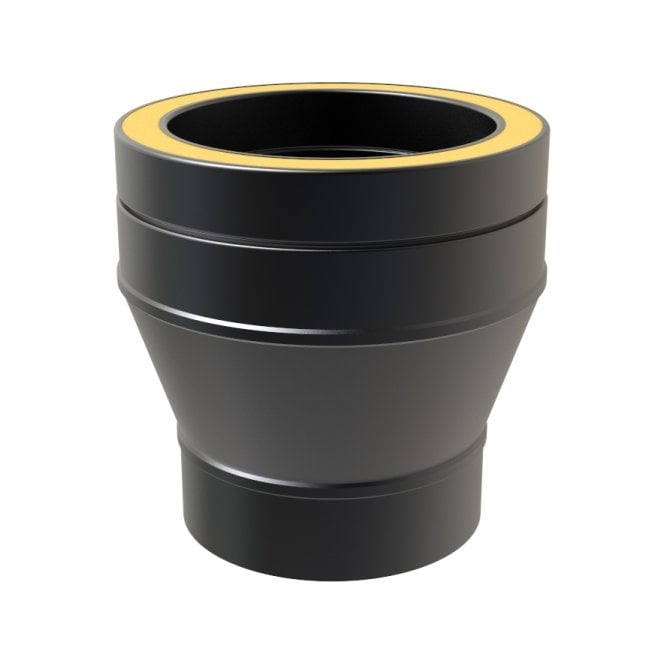 Mi Flues TW Pro 125mm - Single Wall to Twin Wall adapter