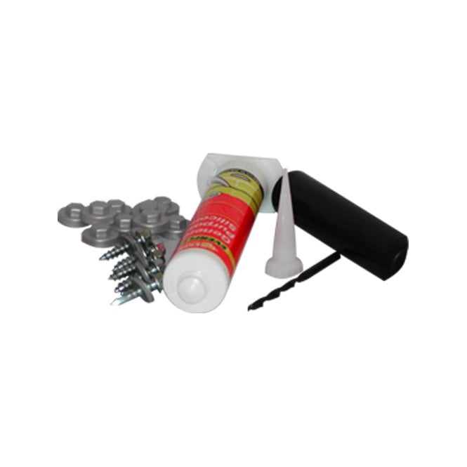 Mi Flues TW Pro 125mm - Standard Fixing Kit for Metal Base Flashings