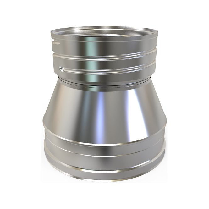 Mi Flues TW Pro 125mm -Twin Wall to Flex Adapter