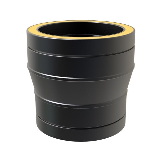 Mi Flues TW Pro 125mm - Twin Wall to Twin Wall Increaser 125-150mm