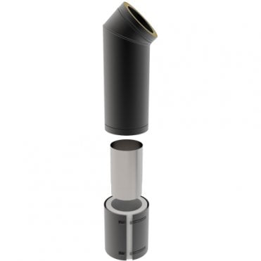 TW Pro 150mm - Adjustable Connecting Pipe with Bend