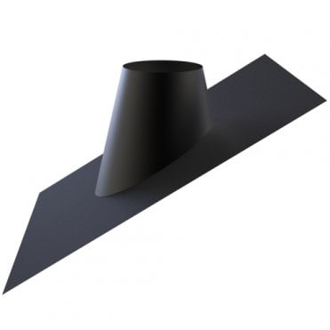 TW Pro 150mm - Lead Free Flashing 20-45 Degree Black Cone
 Black Base