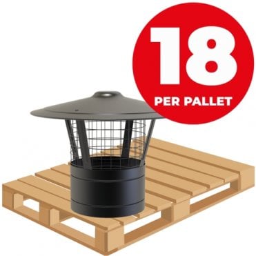 TW Pro 150mm - Rain Cap with Mesh (Pallet of 18)