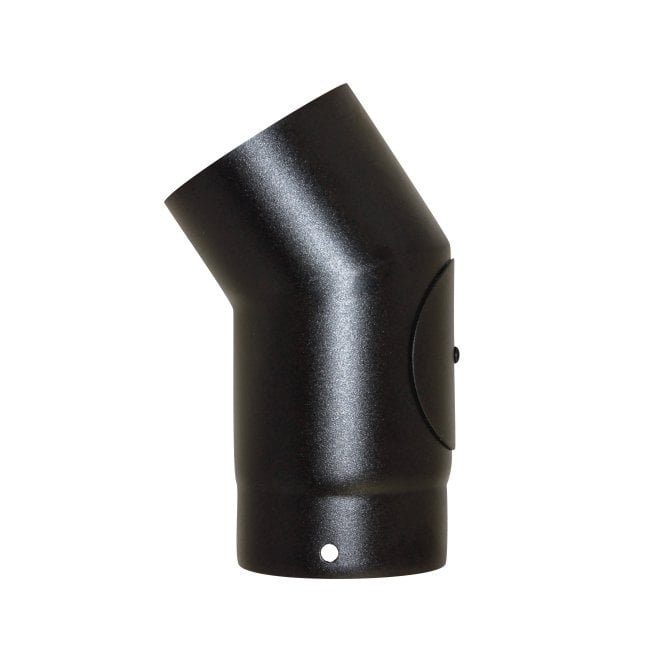 Mi Flues Vit Smooth 33 Degree Elbow with Door 150mm