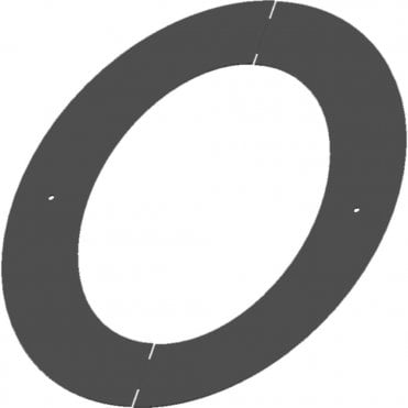 VIT-Smooth - 45° Angled Split Rosette Collar (Flat) - Ø 200mm