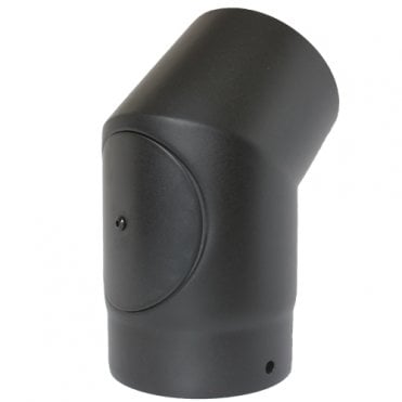 Vit Smooth 45 Degree Elbow with Door 150mm