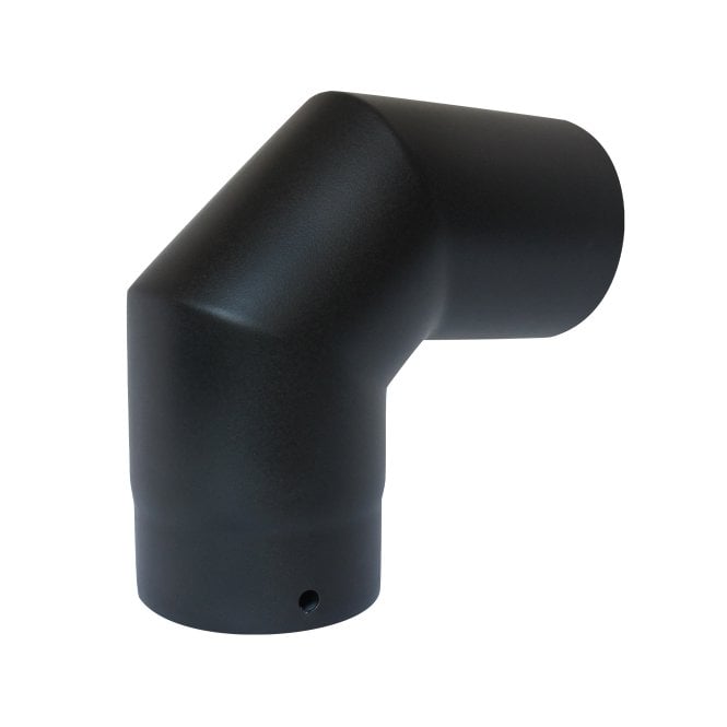 Mi Flues Vit Smooth 90 Degree Elbow 125mm