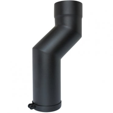 Vit Smooth Stove Off Set with Adjustable Pipe 150mm