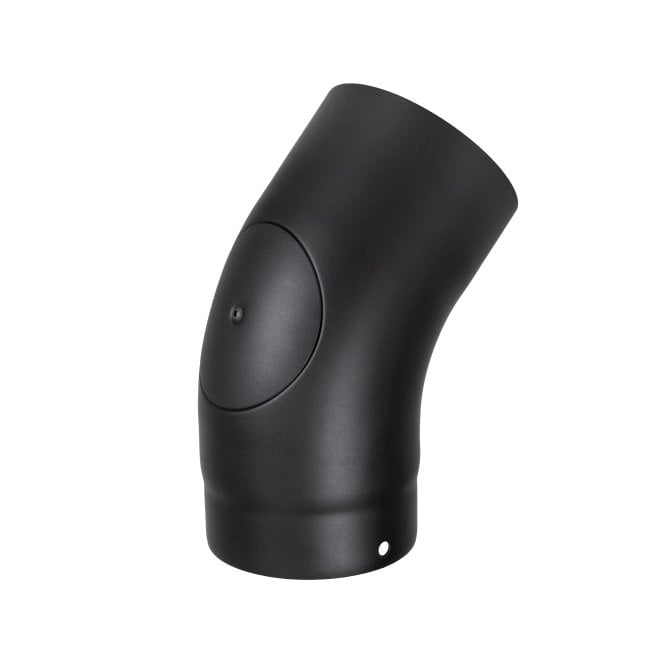 Mi Flues VIT-Smooth - Swept 45°/135° Elbow with Door - Ø125mm