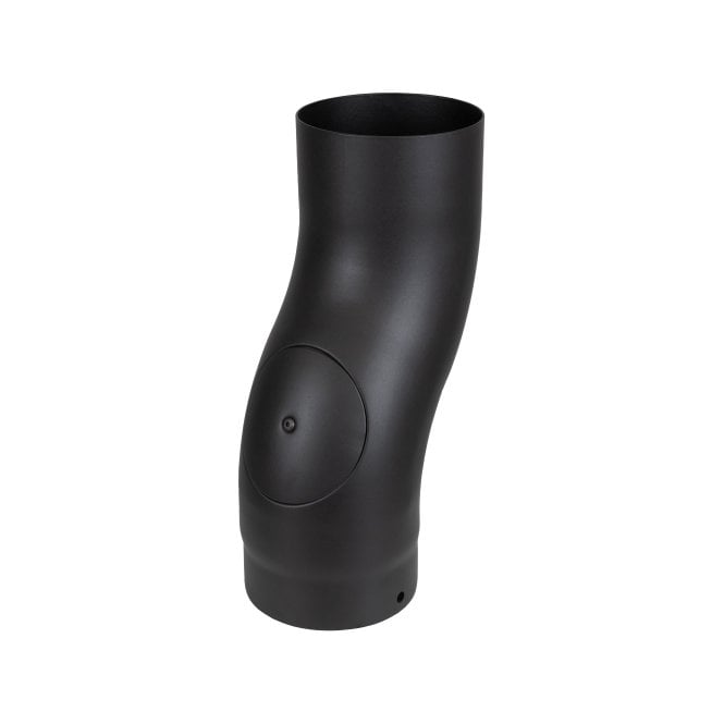 Mi Flues VIT-Smooth - Swept Stove Off Set with Door - Ø125mm