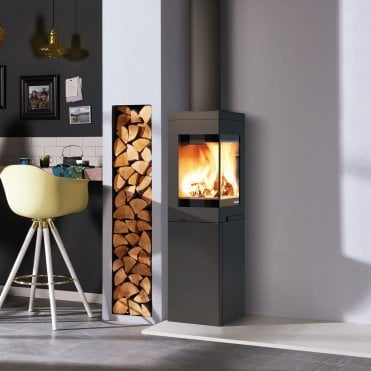 Quadro 3 Woodburning Stove on Base